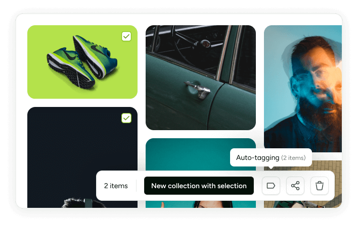 Illustration de la fonctionnalité d'étiquetage automatique